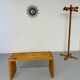 Vintage solid pine coat rack designed by Reiner Daumiller from the 1970s.