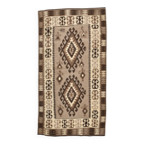 4x6 Kilim Vintage Oushak Area Kilim Rug, 103x192 Cm