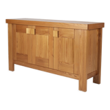 Solid elm sideboard House Regain 1970s