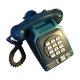 Vintage blue phone