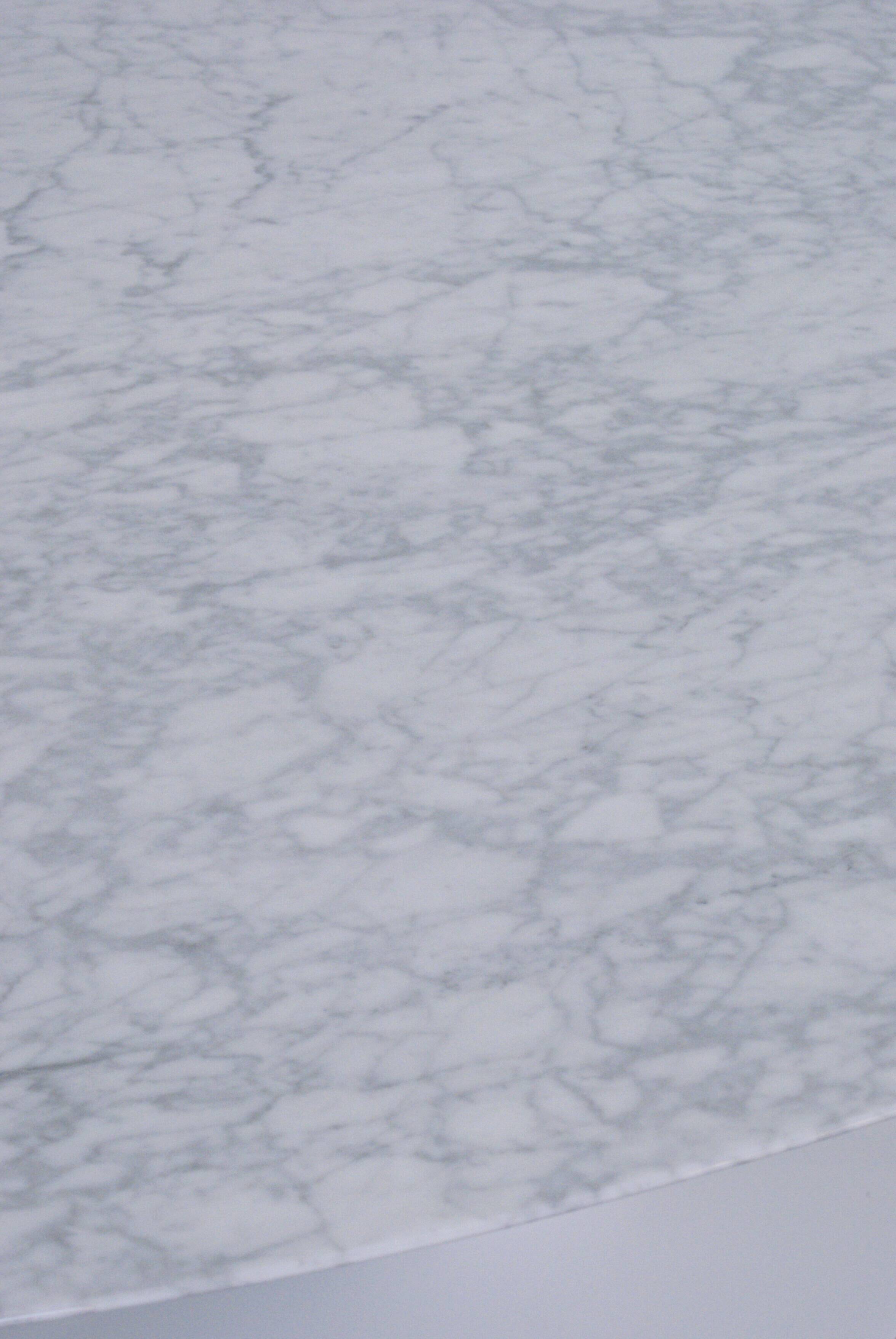 Large Oval Tulip Marble Dining Table by Eero Saarinen for Knoll