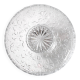 Glass Bowl: Mid-Century Floral Bohemia Plate, Sklo Union / 1960s