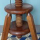 Antique watchmaker's stool with screws