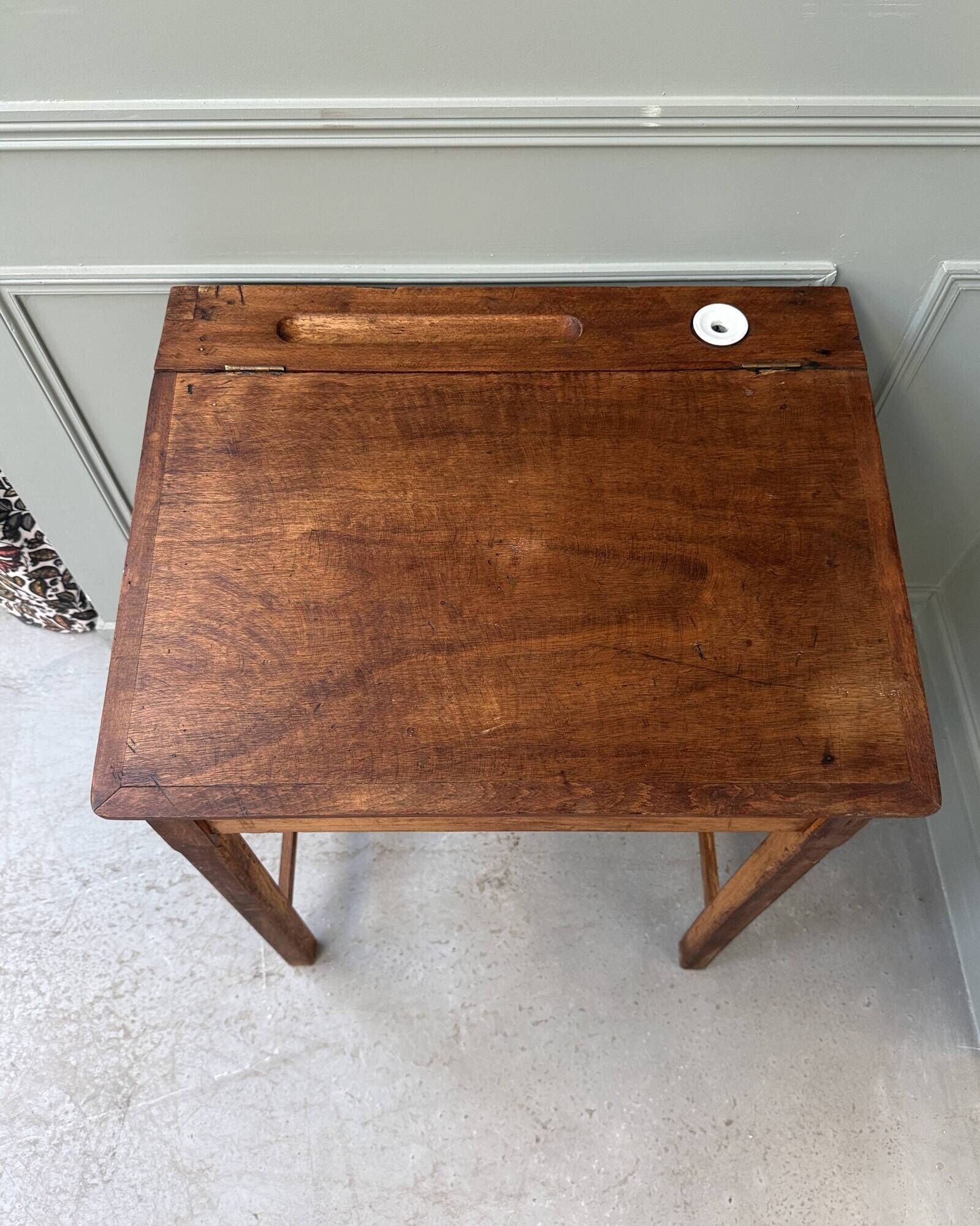 Antique wooden desk for children (renovated)