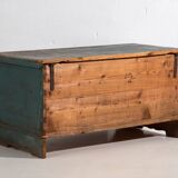 Antique turquoise green patinated chest (1935) #10