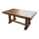 Table de repas chêne 1940 Dudouyt 240cm