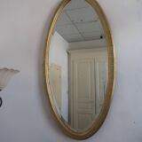 Empire style oval mirror