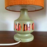 2 vintage ceramic lamps 1970