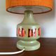 2 vintage ceramic lamps 1970