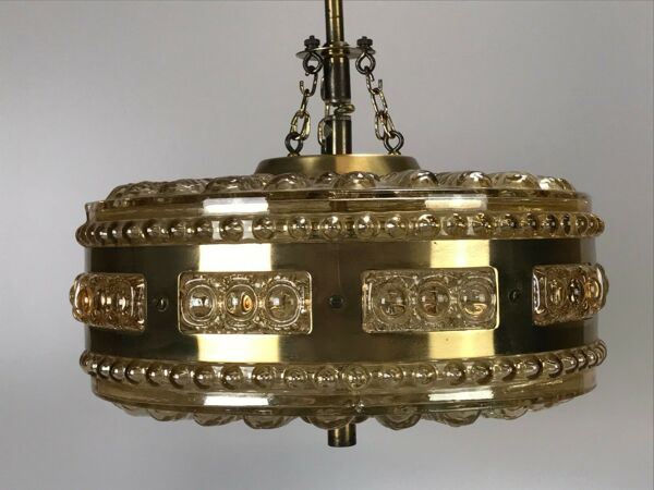 Lampe suspendue en laiton
