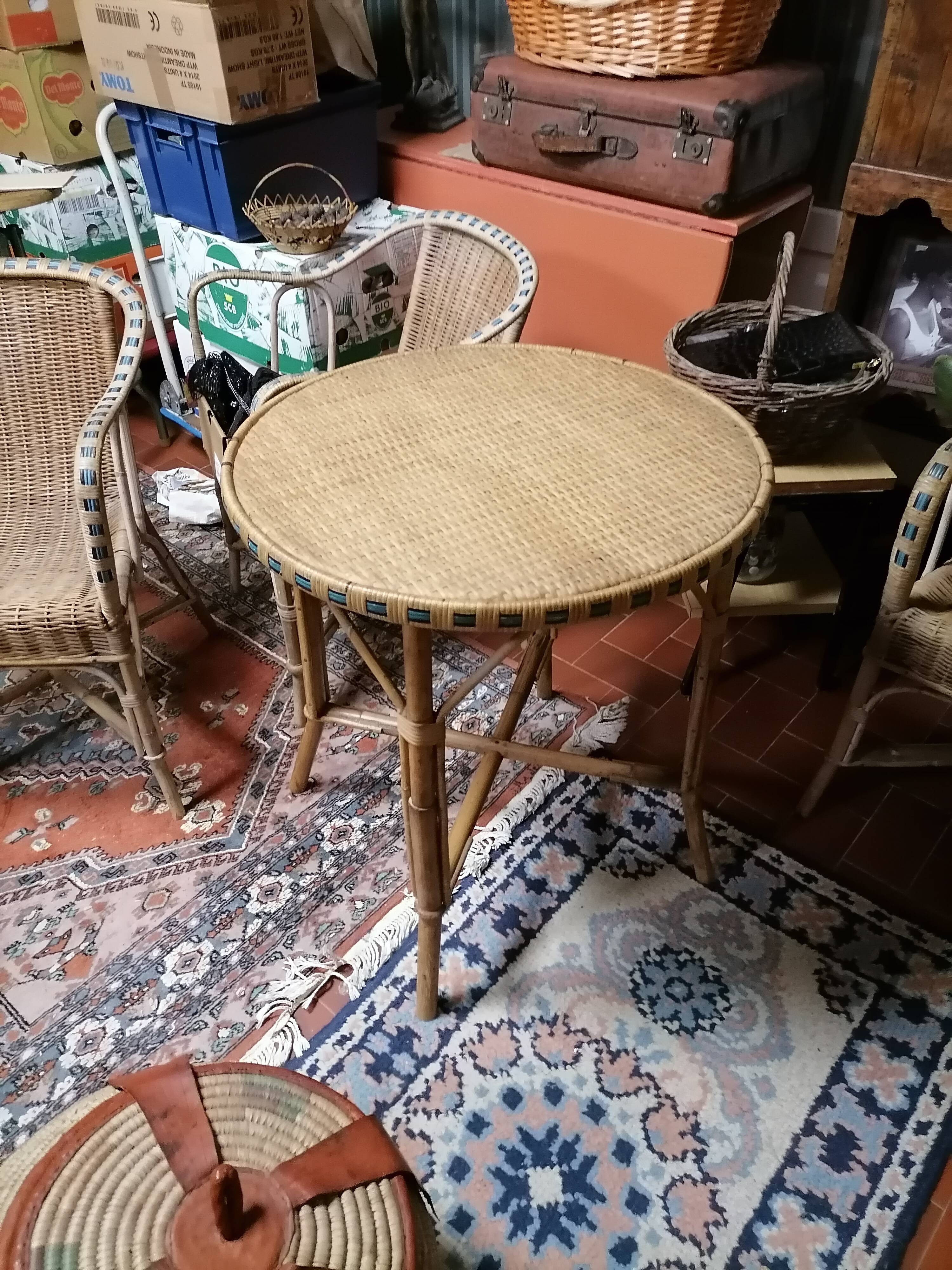 Garden rattan living room