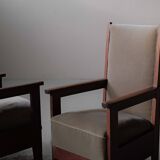 Pair of Art Deco armchairs – Amsterdam School, circa 1930