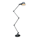 Vintage Jielde Industrial Graphite Lamp 4 arms by Jean Louis Domecq France 1960s