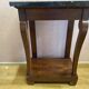 Restoration console in mahogany veneer