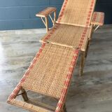 Rattan lounge chair