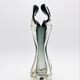 Vase Sculpture Murano Formia The Lovers Sommerso Smoke Green 33cm