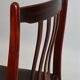 Vintage rosewood chairs from the 1970s.
