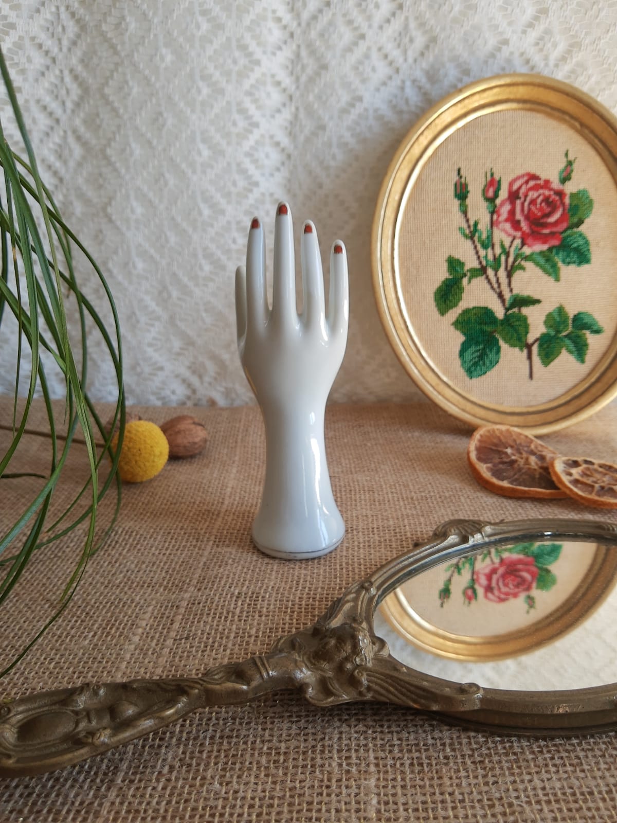 Hand fig tree, vintage soliflore