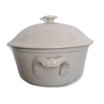 Soup tureen in Gien earthenware