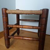 Tabouret bois et corde