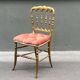 Chaise en bois doré de style Napoléon III