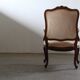 Pair of Vintage Danish Antique 18th century Lounge Chair, style of Louis XV