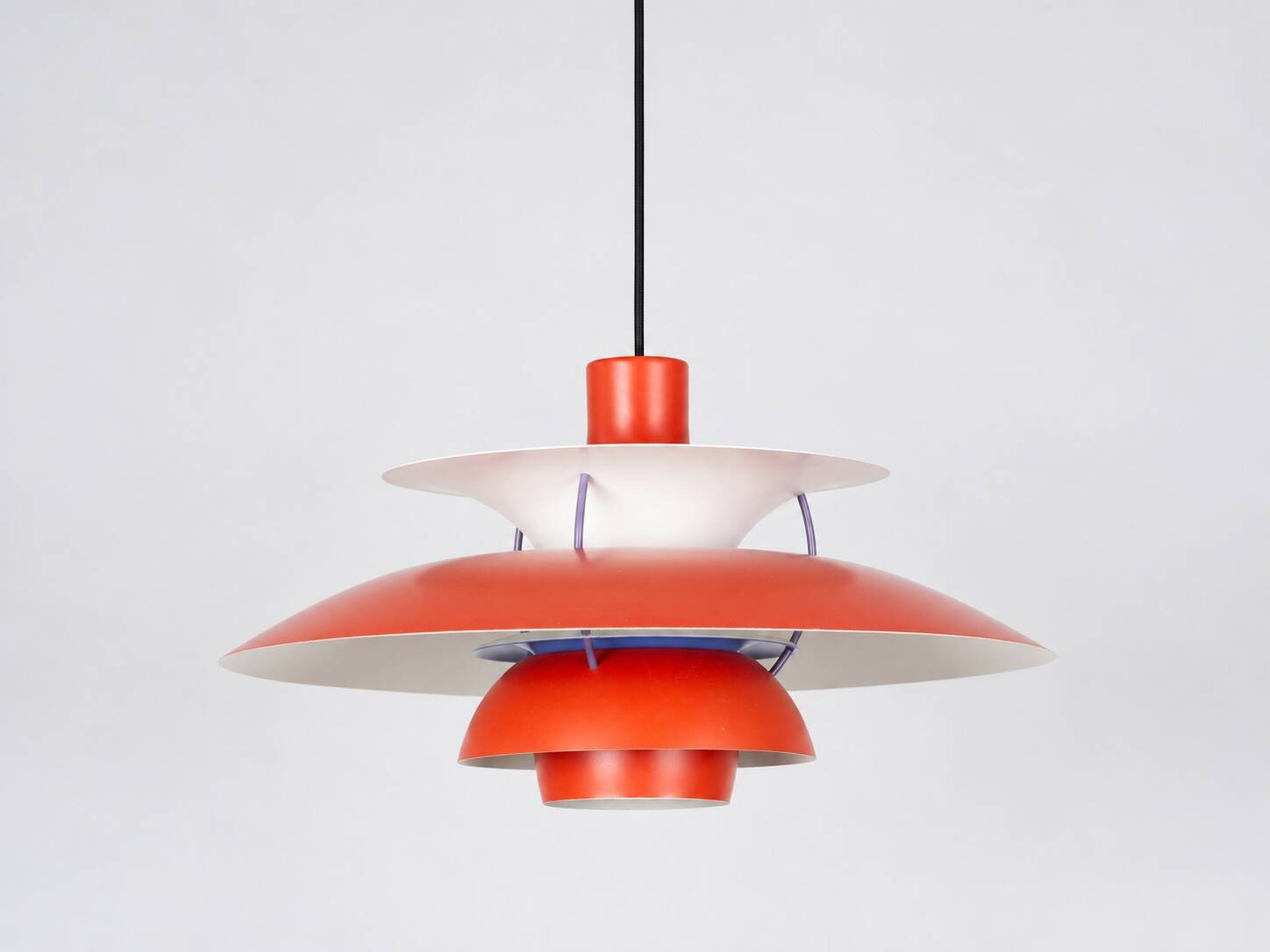 Vintage PH 5 Pendant Lamp by Poul Henningsen, 50 cm, Louis Poulsen, Danish