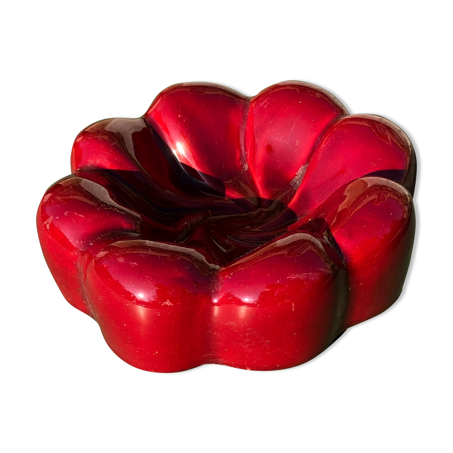 Bordeaux ceramic ashtray / brick