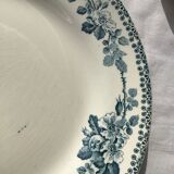 6 Flat plates Terre de Fer model Guadeloupe Debray gray blue