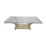 Table basse fausse défense d’éléphant, 1970s
