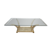 Coffee table false elephant tusk, 1970s