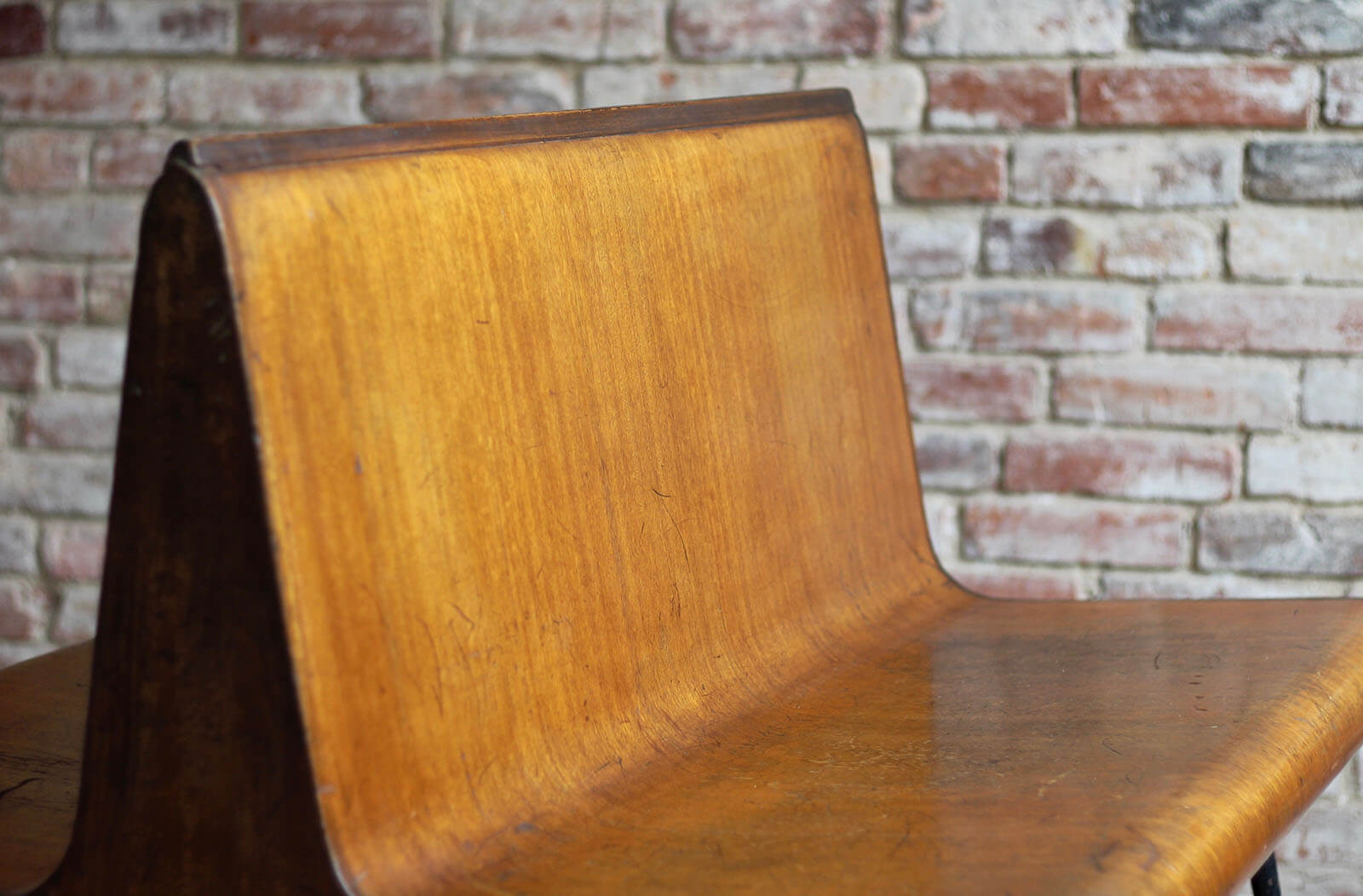 Vintage Platform Bench, 1950s