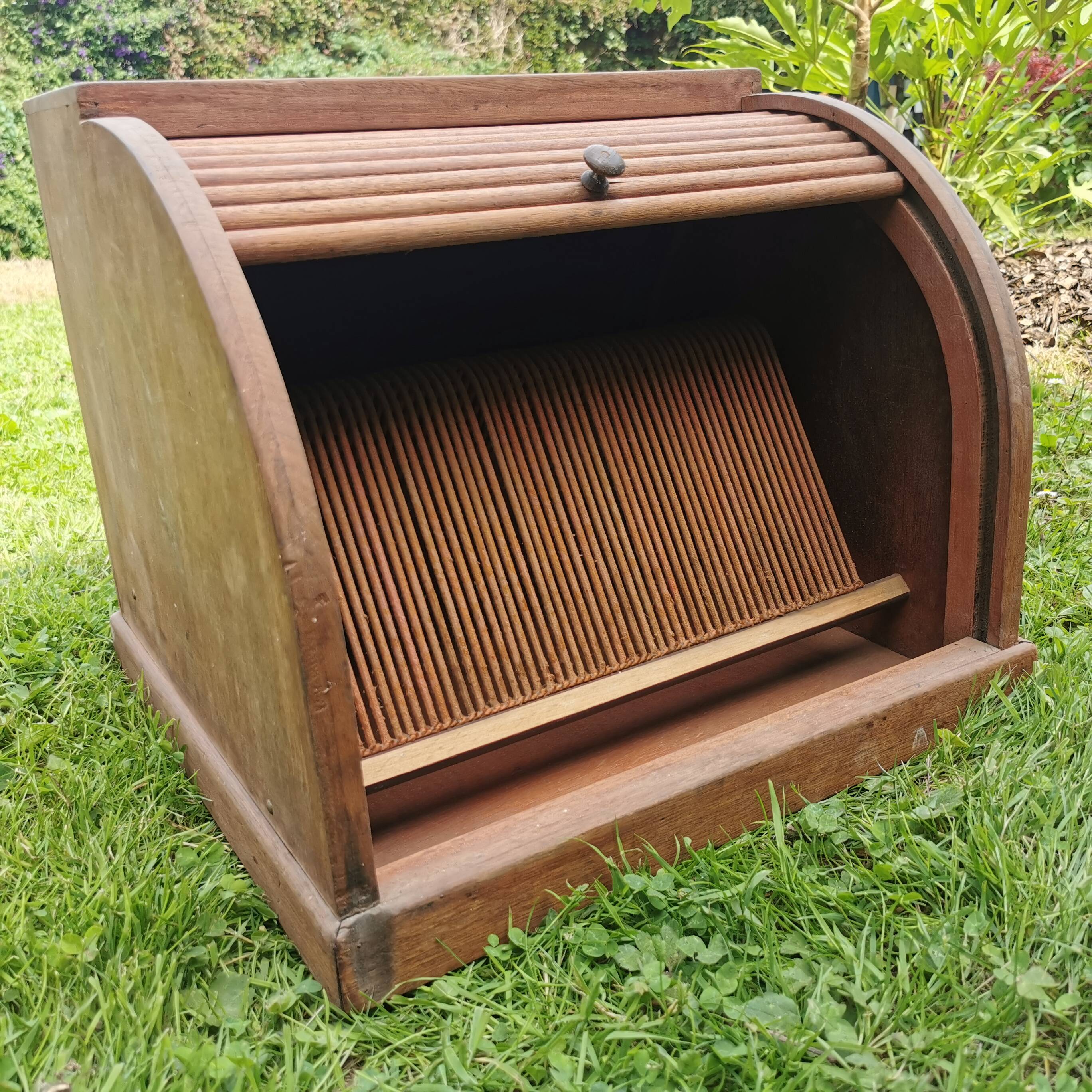 Wooden curtain file cabinet