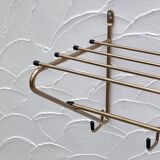 Gold metal coat rack