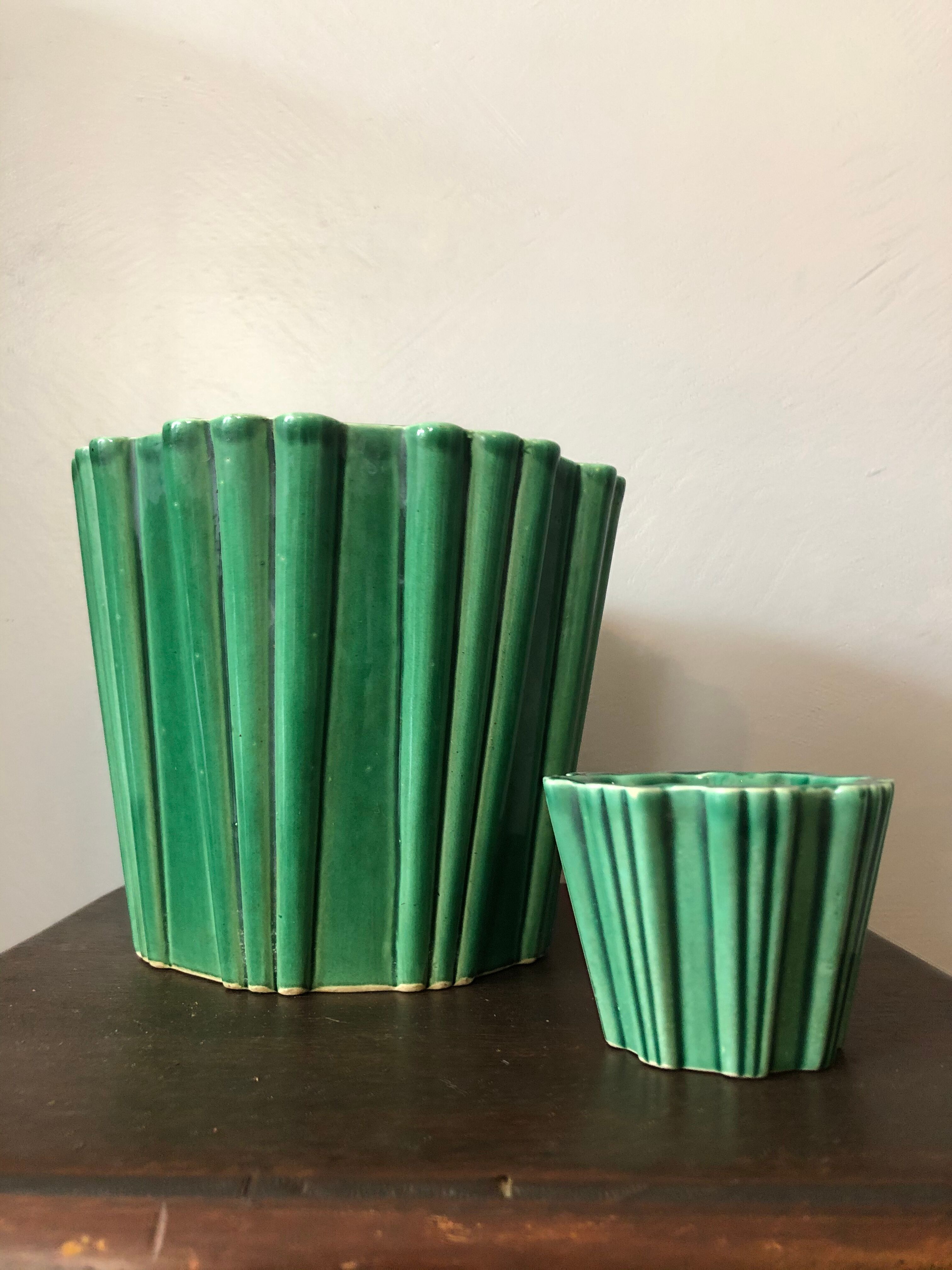 Duo de cache-pots en céramique Poët-Laval