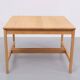 Solid oak coffee table by søren holst for fredericia furniture