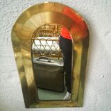 Miroir en laiton 33x18cm
