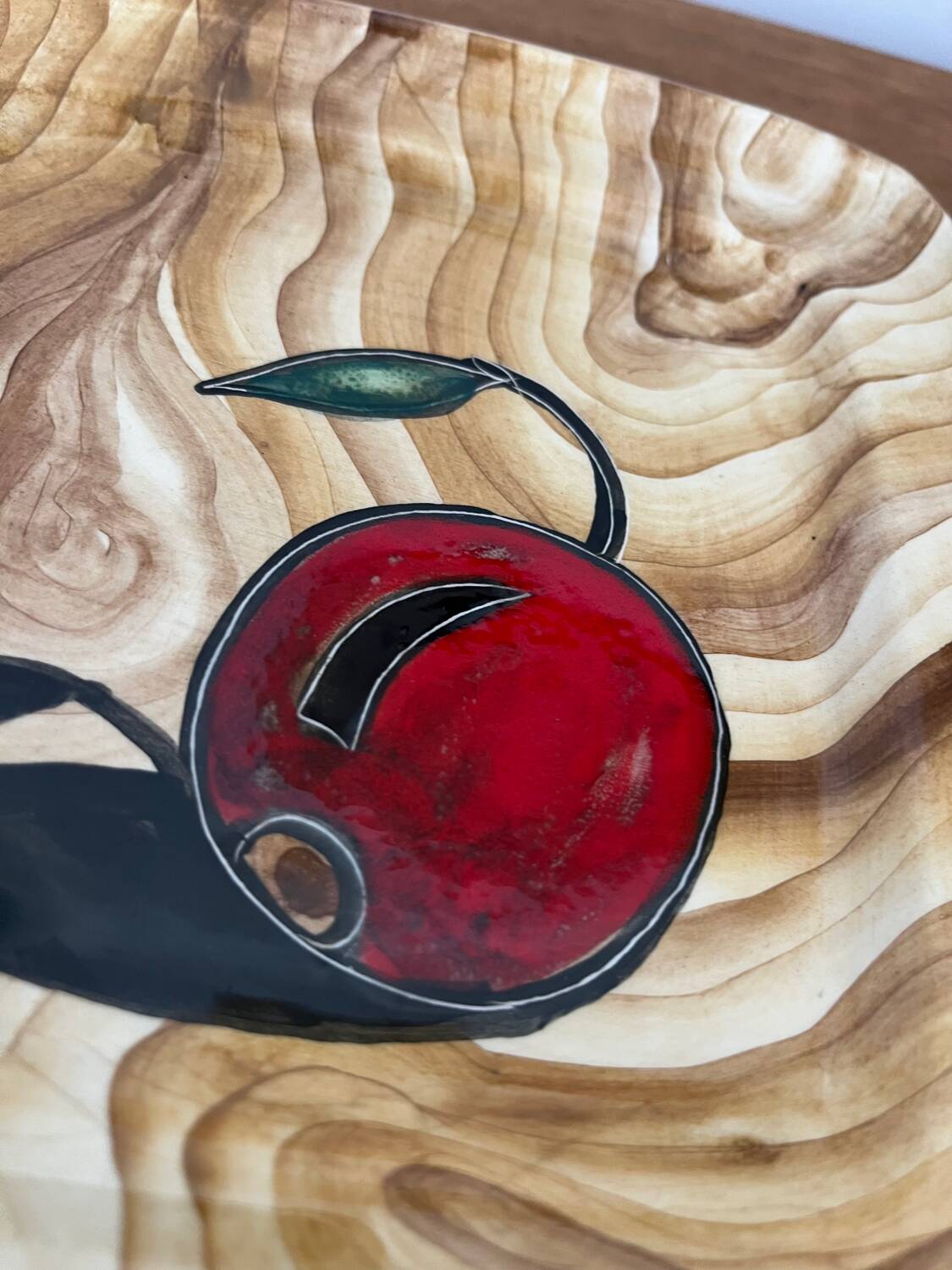 Pair of plates signed Grandjean Jourdan