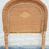 1-seater rattan headboard
