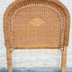 1-seater rattan headboard