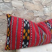 Moroccan pillowcase, Berber cushion cover, woven pillowcase