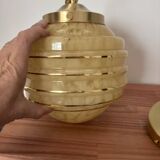 Suspension globe Art Déco