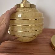 Suspension globe Art Déco