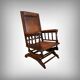 Mahogany rocking chair, England – early 20th century