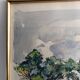 Aquarelle de Georges Prestat Fleuve en Centrafrique