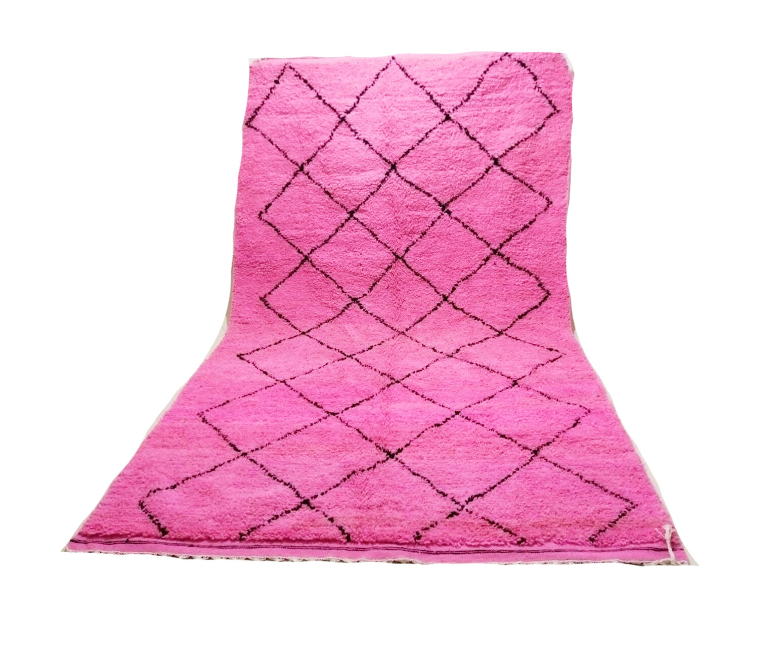 Berber carpet beni ouarain pink 300 X 190 CM