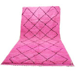 Berber carpet beni ouarain pink 300 X 190 CM