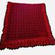 Vintage crochet bedspread, 1960s