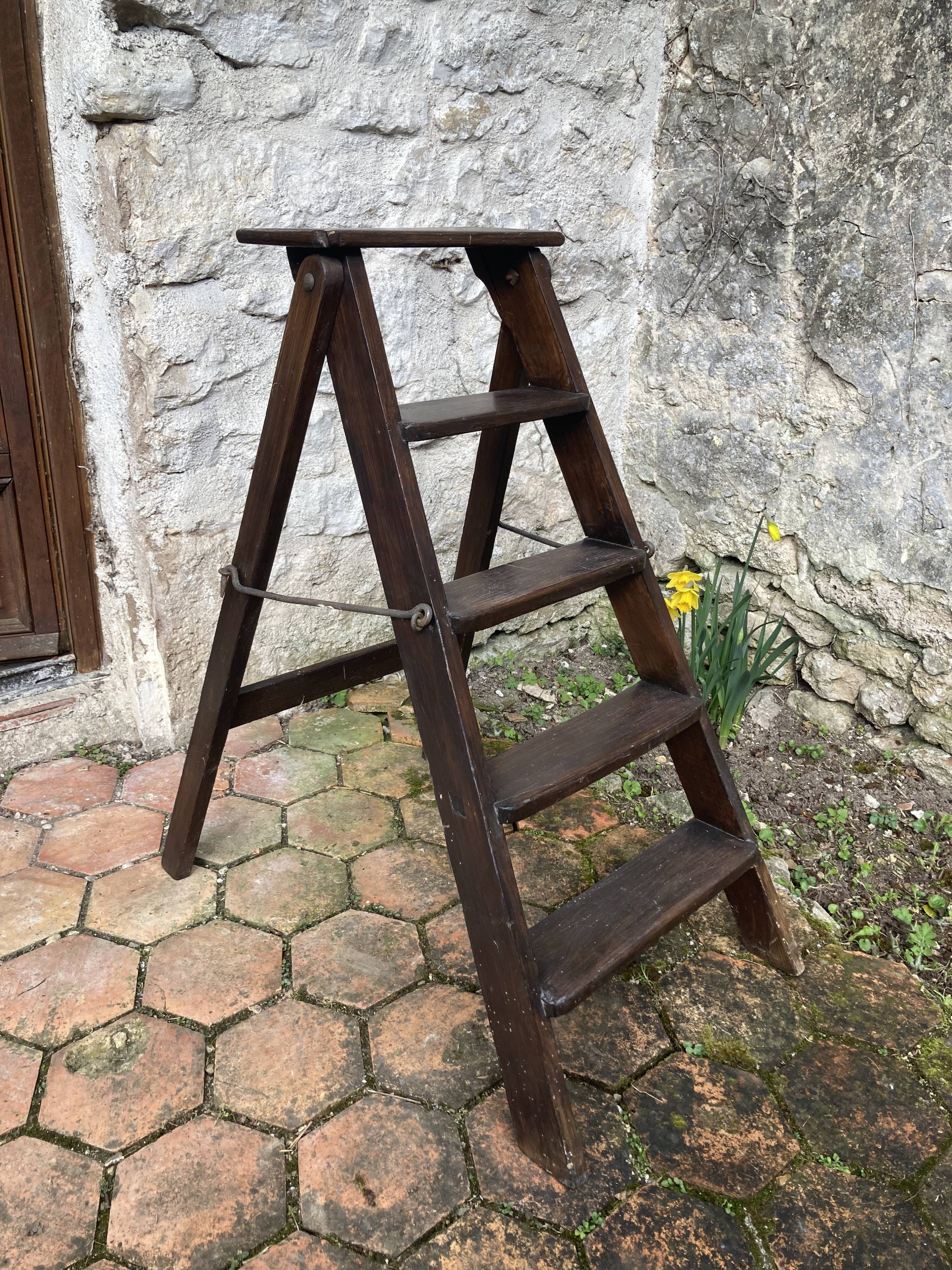 Small vintage stepladder