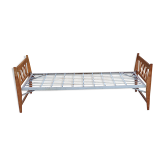 Foldable oak bed,1950